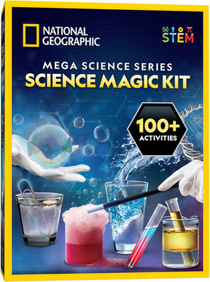 NATIONAL GEOGRAPHIC Science Magic Kit - 100+ Experiments & Tricks for Kids