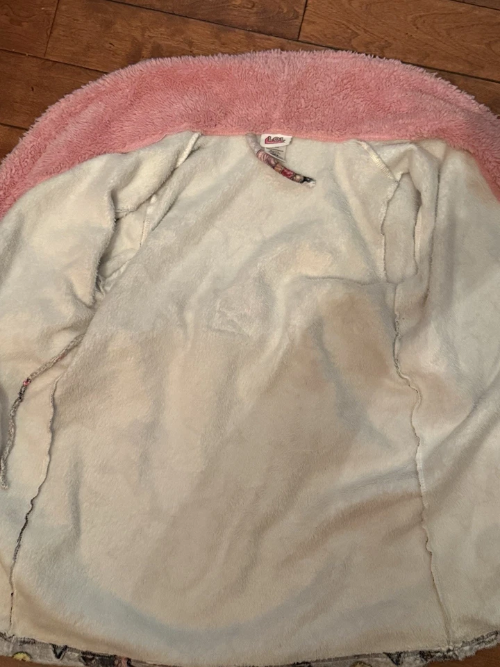 LOL Surprise Robe Size S Attached Belt Pink Multicolor - Image 4 of 4