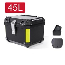 45L Universal Motorcycle Top Case Motorbike Trunk Tail Box With Anti-Theft Lock