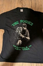 RARE Vintage The POGUES Fairytale Of New York T-shirt sz L