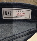 GAP 1969 Women's High Rise 70's Flare Jeans  - Dark Indigo  - Size 28/6 Tall NWT — photo 10