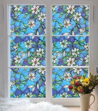 Window Privacy Film Stain Glass Window Film Rainbow Window Film Window Clings No