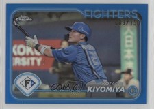 2024 Chrome NPB Nippon Professional Baseball Blue Refractor Kotaro Kiyomiya 0sk9