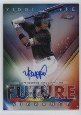 2021 Bowman's Best Bowman Future Vibrance 36/150 Yiddi Cappe #BFVA-YC Auto 09an