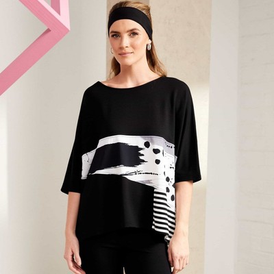 Damen Naya Navy Top NAS25128