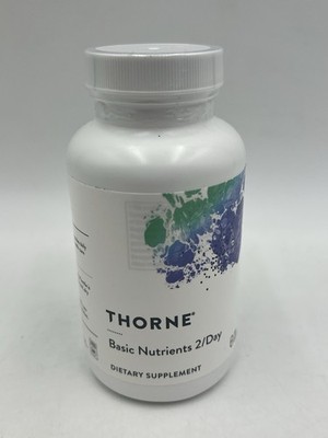 Thorne Basic Nutrients 2/Day Multivitamin 120 Capsules Exp 05/2028 NEW Sealed