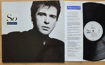 Peter Gabriel - So LP + OIS D 1986 Sledge Hammer Zustand: Excellent/VG++