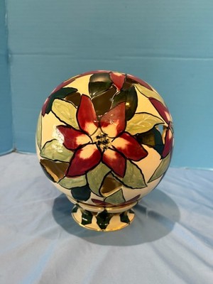 Blue Sky Clayworks Floral Gazing Tea Light Ball by Heather Goldminc