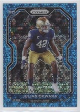 2020 Panini Prizm Rookie No Huddle Blue Prizm 30/79 Julian Okwara #361 1u6