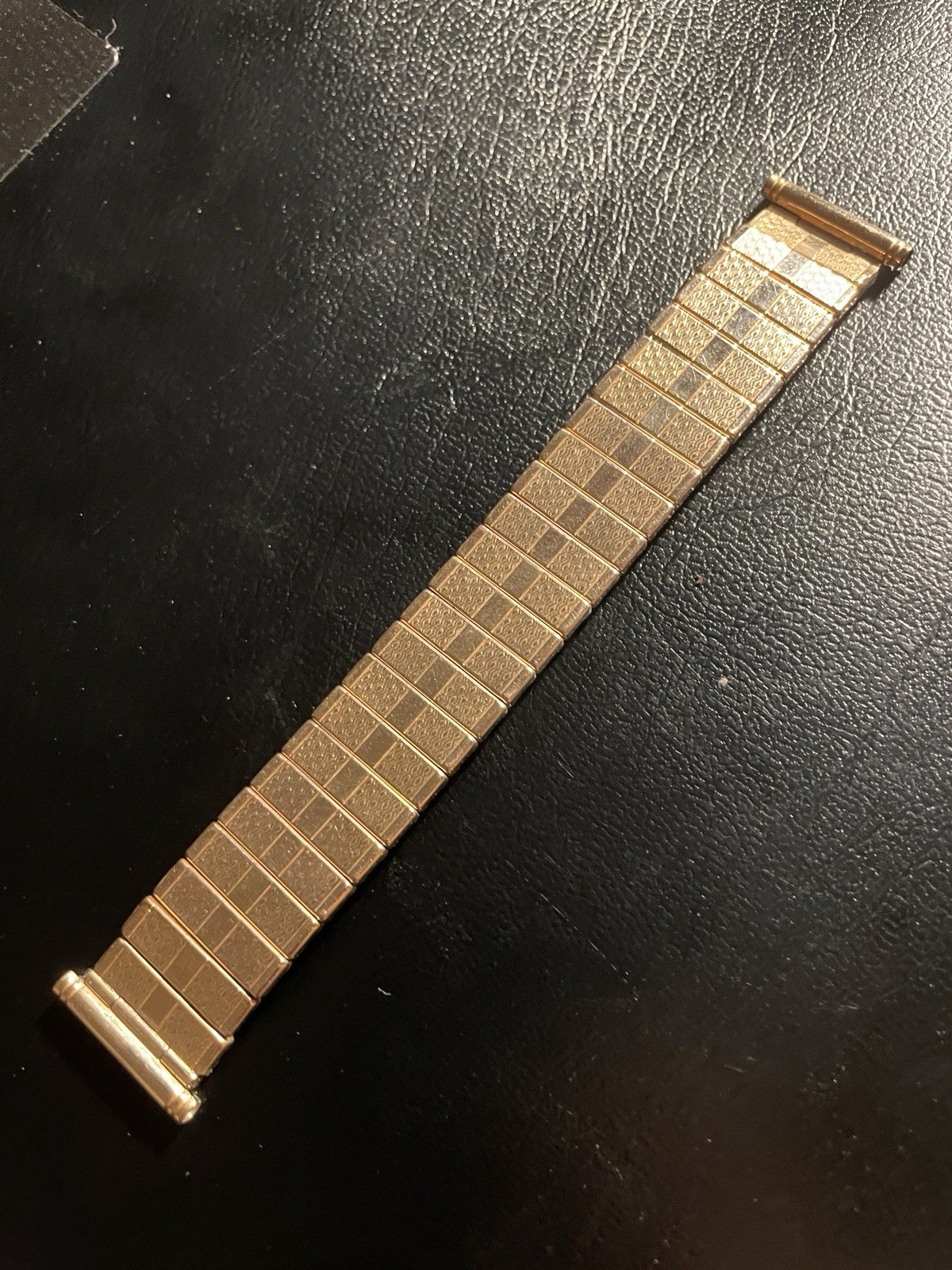 Bracelet de montre vintage JC 20mm fabriqué en France en plaqué or laminé
