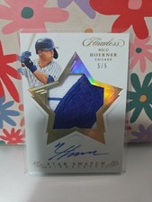 2020 Panini Flawless Rookie Patch Auto /5 Nico Hoerner Star Swatch Signature
