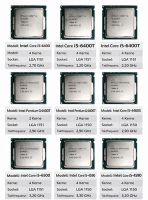 Intel Core i5 & Pentium CPU   LGA 1150 / 1151   Getestet & Funktionsfähig