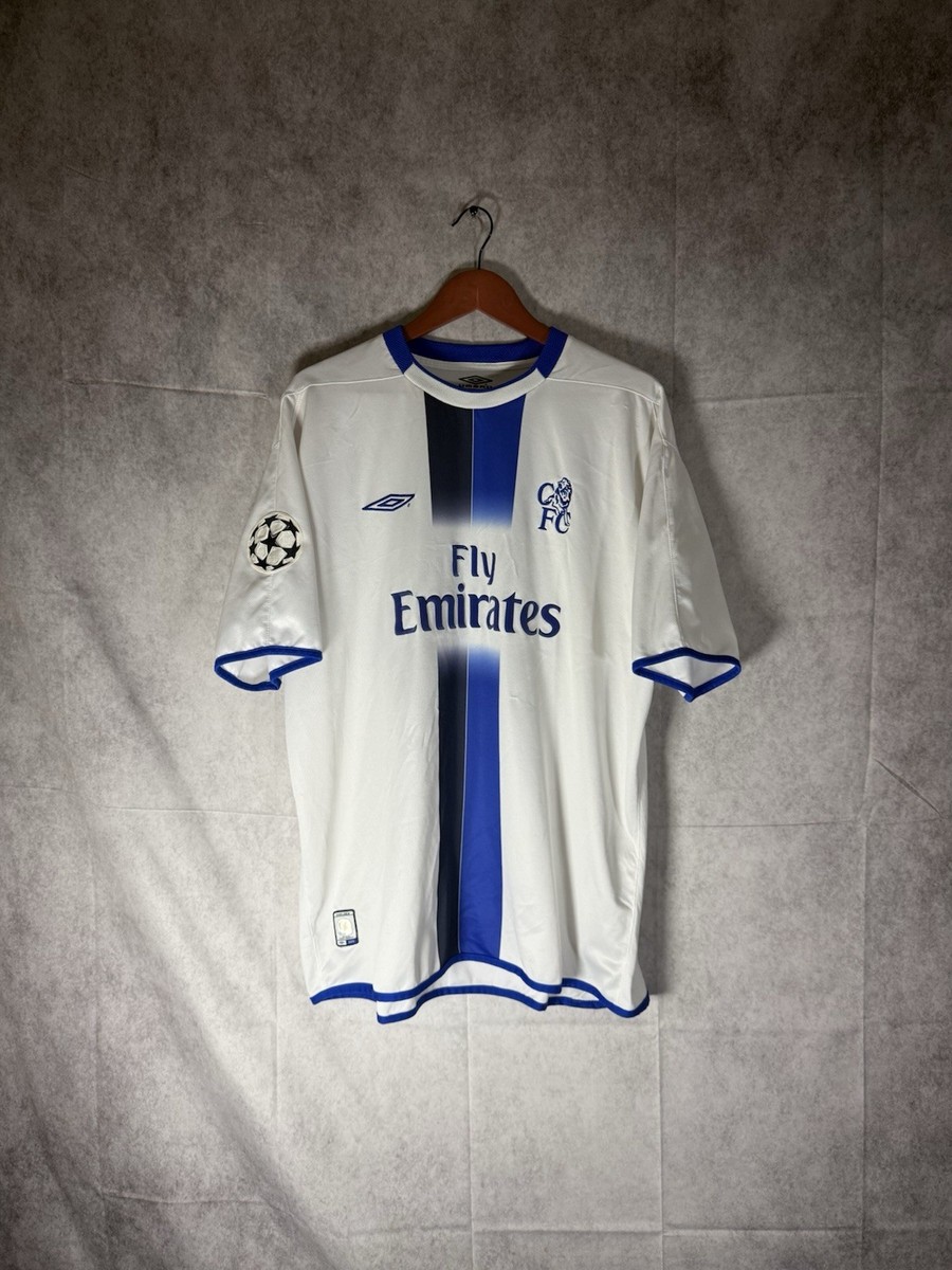 FC CHELSEA 2003/2004 TERRY 26 AWAY UCL UMBRO JERSEY Size XXL | eBay
