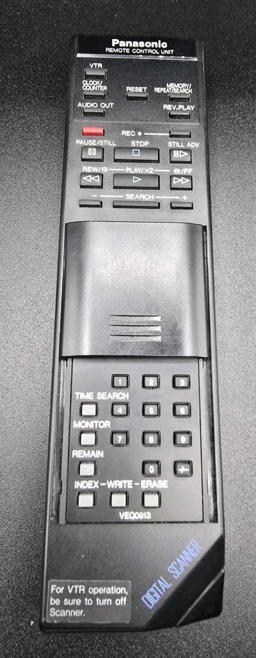 Original PANASONIC VEQ0913 Digital Scanner remote control genuine ...