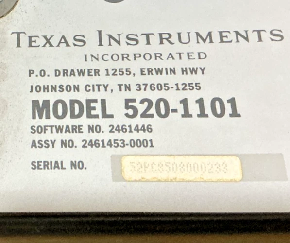 New Texas Instruments 520-1101 Controller Module 110/220VAC 50/60HZ - No Box - Image 2 of 4