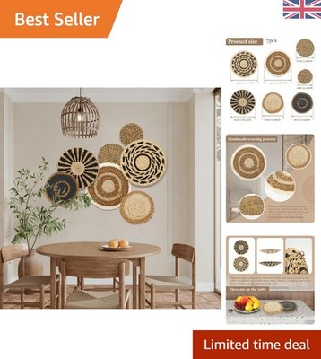 Handgefertigte böhmische Wandkorb-Kollektion - 7er Set für stilvolle Zimmer