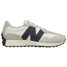 New Balance 327 Black Silver Birch White GS327FE GS Size 4Y-7Y Womens New Casual