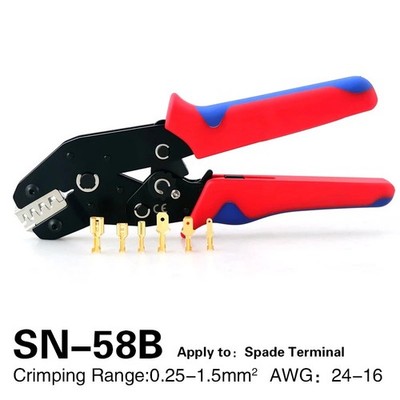 SN-58B Crimpzange Ratsche für DUPONT, JST, MOLEX und weitere Anwendungen DHL Neu