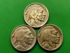 1937 PDS Better Buffalo Nickel Set. Actual Coins. Lot 1