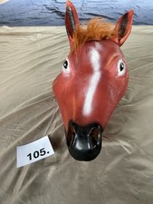 Horse Mask Full Head Adult Size Realistic Costume Animal Halloween