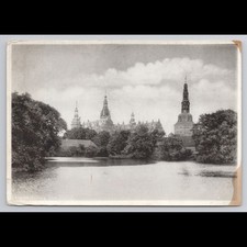 Vintage Postcard Frederiksborg Slot Hillerød Denmark 1960 Unposted Scenic View