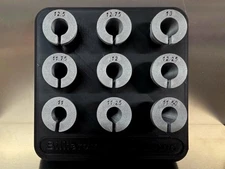 Pool Cue Repair 9 Piece Shaft Collet Set With Case