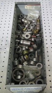 R201701 Lot of Greenlee Punch & Die Parts