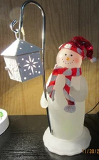 Light-Up Snowman Lantern Decoration – Festive Holiday Tabletop