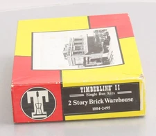 Timberline Models 1004-2495 HO Scale 2-Story Brick Warehouse Craftsman Kit