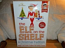 THE ELF ON THE SHELF STORYBOOK & GIRL SCOUT ELF DOLL CHRISTMAS TRADITION SET NEW