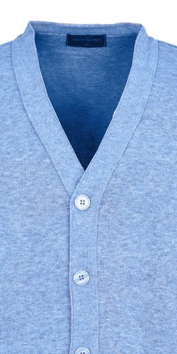 Cardigan uomo bottoni davanti scollo a V maglione manica lunga maglione -S TO 6XL - Foto 3 di 12