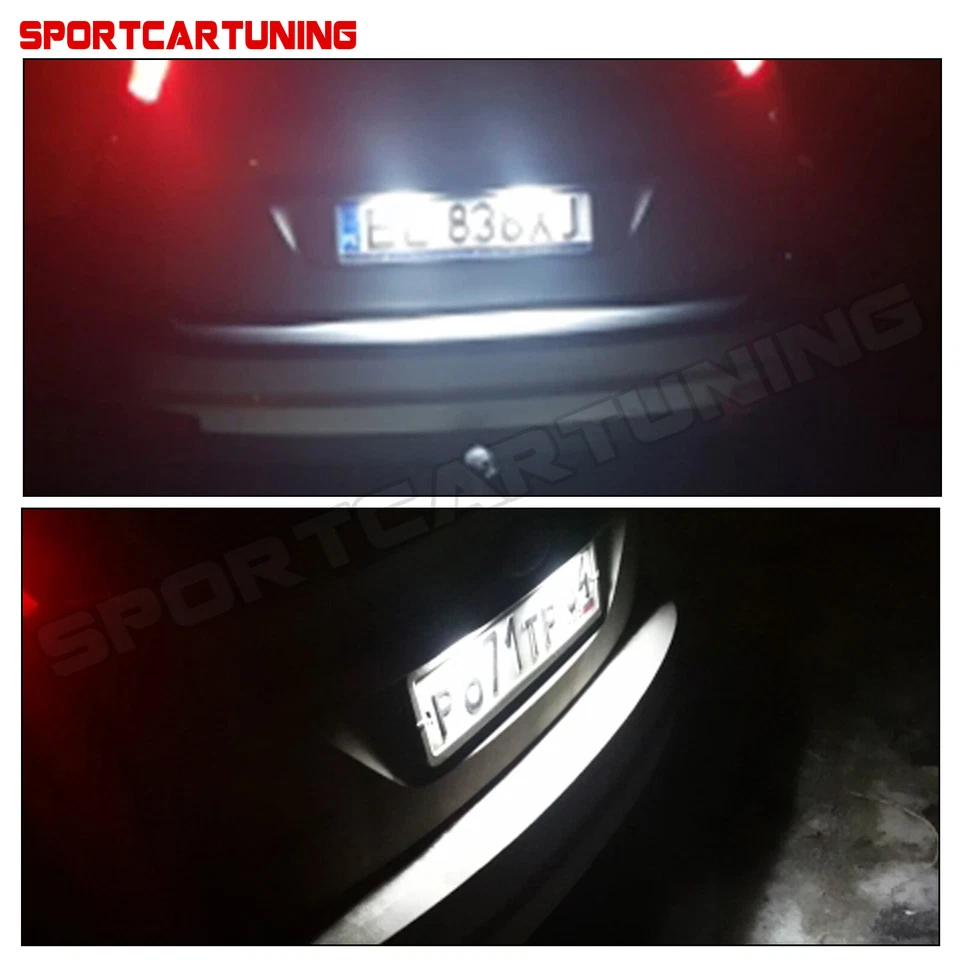 LED License Plate Light For 10-14 Mustang / Ford Fusion Focus 08-19 Taurus Flex - Image 3 of 4