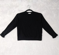 Zara Girl Pull Over Sweater Size 10  Black Crew Neck