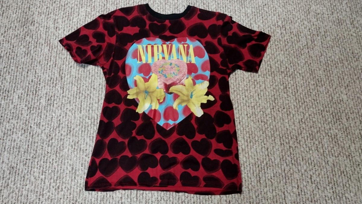 Nirvana Heart Shaped Box Reprint Shirt M Grunge Hole L7 Sonic