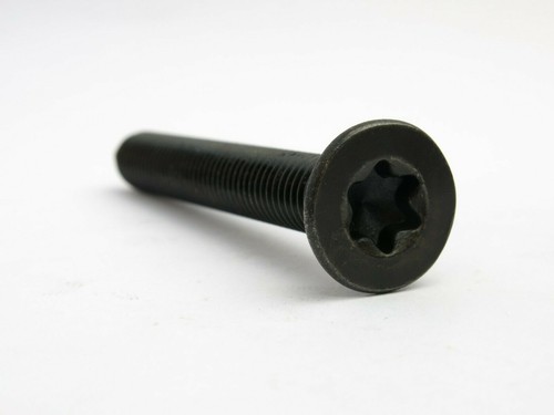 * M8x70mm Torx C / Tornillos de máquina hundidos Tx45 Acero inoxidable negro A2-70 Pack de 50 - Imagen 5 de 7