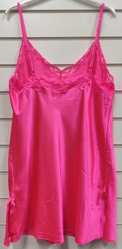 BOUX AVENUE LADIES SATIN CHEMISE SLIP NIGHTDRESS UK SIZES 6-18 PINK WHITE BLACK - Picture 14 of 19