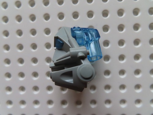 Lego 1 x Bionicle Kopf 32553c05 alt hellgrau Augenstein tr. hellblau 8536 8571 - Bild 2 von 2