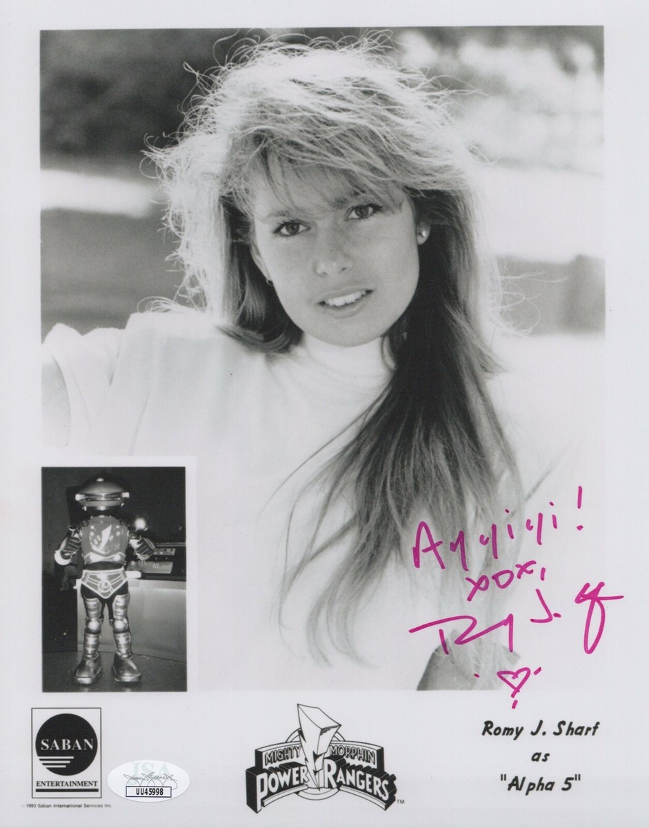 ROMY SHARF Signed POWER RANGERS 8x10 Photo In Person