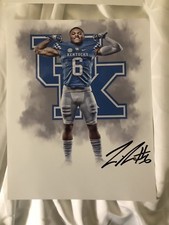 Lonnie Johnson Jr. Kentucky Wildcats signed autographed 8x10 football photo