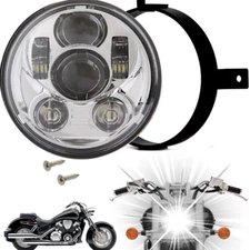 Eagle Lights Honda VTX 1300C/R/S/T 1800C/N/R/S/T Chrome Projection LED Headlight