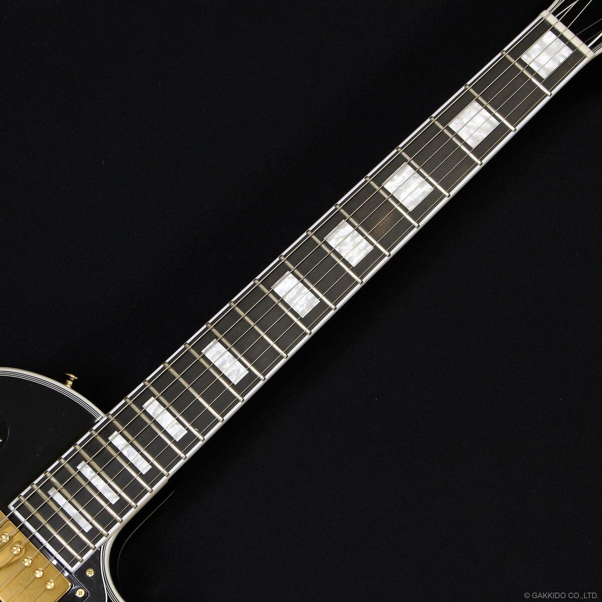 Edwards Electric Guitar Les Paul Custom Black E-LP-CTM W/Gig Edwards Electric Guitar Les Paul Custom Black E-LP-CTM W/Gig