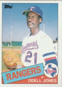 FREE-SHIPPING-MINT-1985-Topps-29-Odell-Jones-Rangers-PLUS-BONUS-CARDS