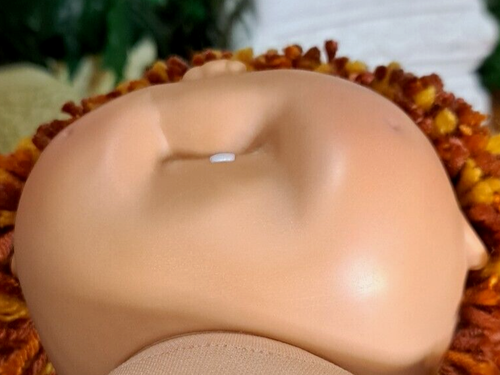 Vtg Custom Reroot Cabbage Patch Kid Doll Halloween Pumpkin Re Root Boy Shaggy - Picture 11 of 24