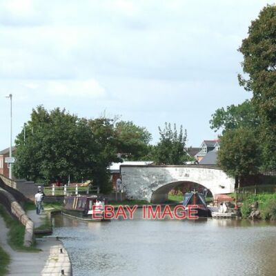 FOTO TRENT UND MERSEY KANAL MIDDLEWICH CHESHIRE BRÜCKE 169 IST GERADEAUS.