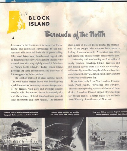 There's More to see in Rhode Island ~ Vintage Travel Guide ~ Recreation Bureau - Picture 5 of 5