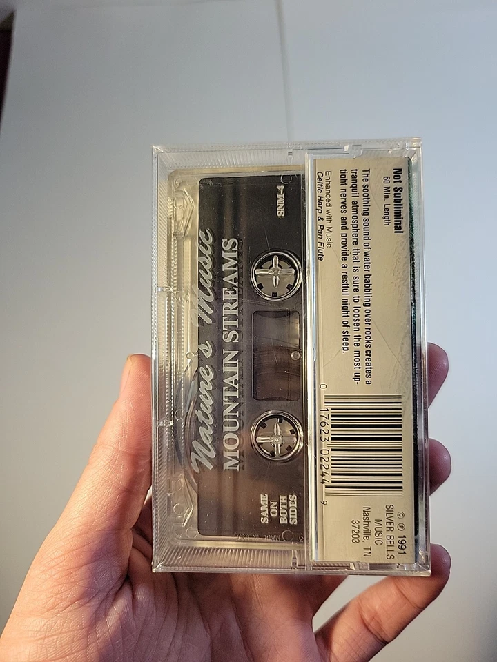 Mountain Streams Natural Relaxing Sounds (Cassette, 1991, Silver Bells Music) - Image 3 of 4