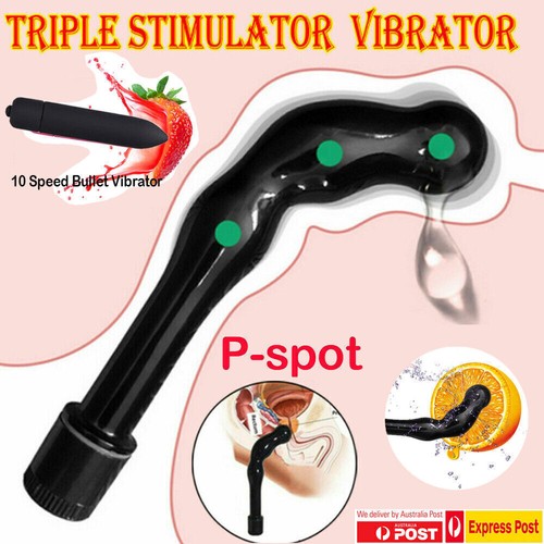 Anal Vibrator Dildo Vibrating Butt Plug Male Prostate Massager Sex Toy For Adult - Picture 4 of 13