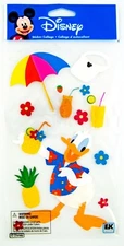 Jolee's Boutique Sticker Collage Disney Mickey Collection Tropical Donald Duck