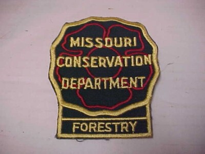 1950's Missouri Conservation Department MDC Forestry Patch Bland MO Schaning NOS