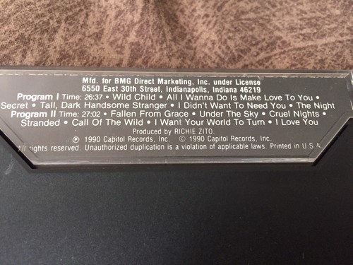 Heart Brigade Cassette BMG Club Edition - Picture 3 of 3